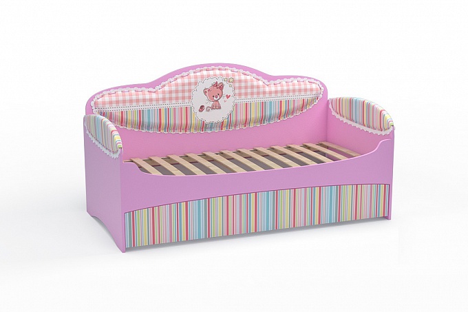 Диван-кровать  "MIA" Розовая 180х90